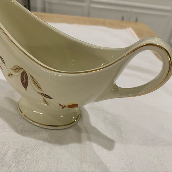 Hall’s China Autumn Leaf Open Sauce Boat - Picture 5 of 11
